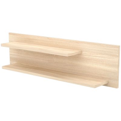 Raft dublu de perete hubners eva 100 cm natur hubrdphe100na