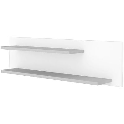 Raft dublu de perete hubners patrik 100 cm alb grafit hubrdphp100ag