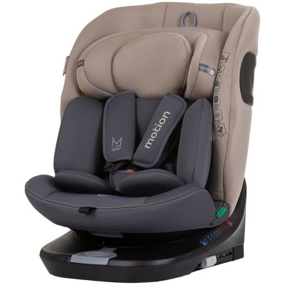 Scaun auto chipolino motion i-size 40-150 cm macadamia cu sistem isofix hubstkmot02403ma