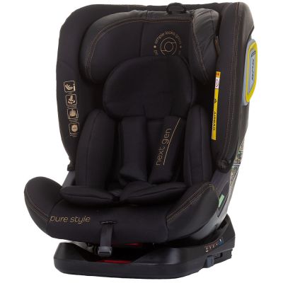 Scaun auto chipolino next gen i-size 40-150 cm ebony cu sistem isofix hubstkng02301eb