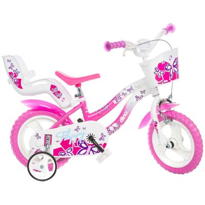 Bicicleta copii dino bikes 12' flappy roz hubdb-512l-02