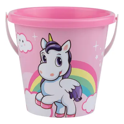 Galetusa unicorn pentru apa si nisip, diametru 17 cm, inaltime 16 cm - okeagi0311-0uni