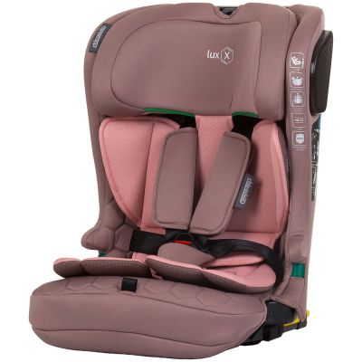 Scaun auto chipolino lux x i-size 76-150 cm cu sistem isofix flamingo hubstklx0245fl