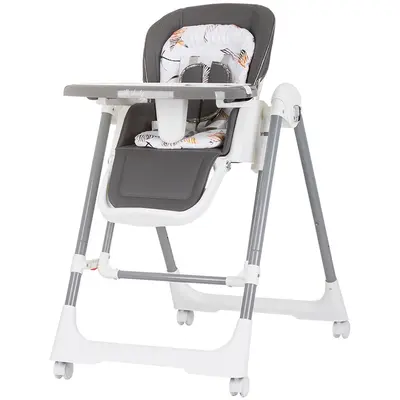 Scaun de masa chipolino milk shake 2 in 1 ash grey hubsthms02401as