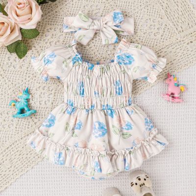 Body roz pal cu fustita cu volanase pentru fetite MDNew220-de2