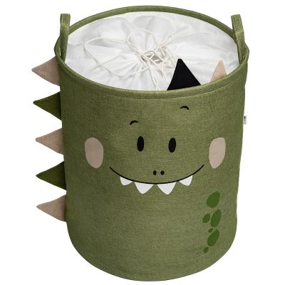 Cos Pliabil Pentru Depozitare Jucarii cu Snur pentru Inchidere, PREMIUM XL, 63 l, Impermeabil, SIPO, Dino EKDXB06