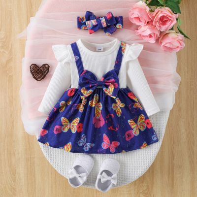 Sarafan cu maneca lunga - Little butterfly MBNew179-de2
