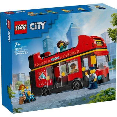 LEGO CITY AUTOBUZ TURISTIC ROSU CU ETAJ 60407 VIVLEGO60407