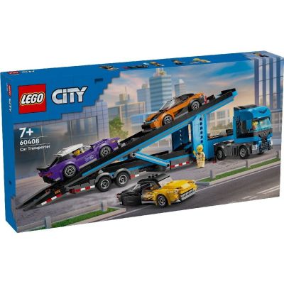 LEGO CITY CAMION TRANSPORTOR DE MASINI SPORT 60408 VIVLEGO60408