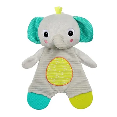 Bright starts - jucarie de dentitie din plus pentru bebelusi elefant bbb12347