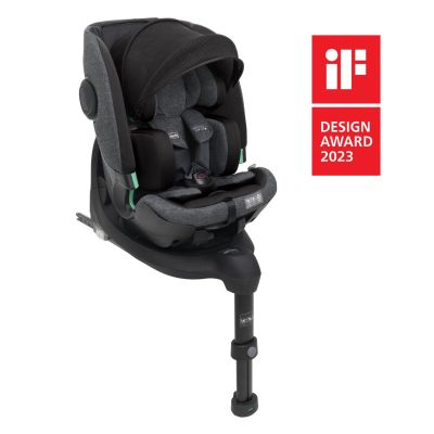 Scaun auto Chicco Bi-Seat i-Size Air cu baza Isofix, BlackAir (negru), 40-150 cm (de la nastere pana la 12 ani) CHC87050-8_BLACK AIR