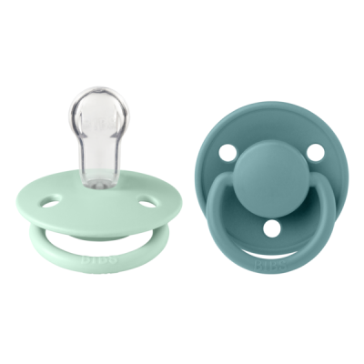 Bibs - set 2 suzete de lux silicon, tetina rotunda, marime universala bbbsetdeluxsiluniv