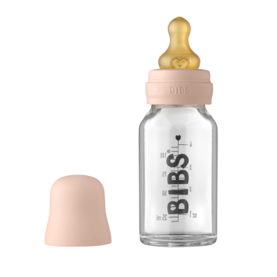 Bibs - set complet biberon din sticla anticolici, 110 ml, blush bbb5013244