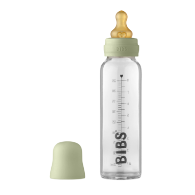 Bibs - set complet biberon din sticla anticolici, 225 ml, sage bbb5014250