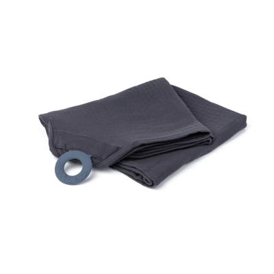 Doomoo - esarfa pentru alaptat multifunctionala din bumbac organic mom’n play grey bbb37001021