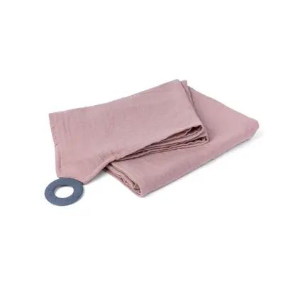 Doomoo - esarfa pentru alaptat multifunctionala din bumbac organic mom&rsquo;n play pink bbb37001022
