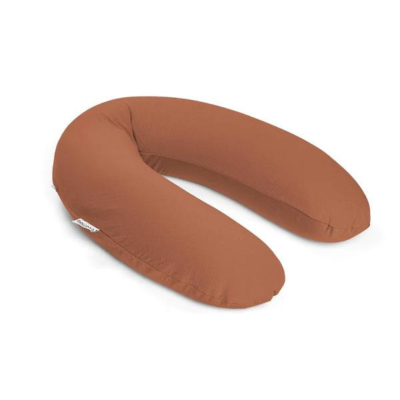 Doomoo - perna mare pentru gravide si bebelusi 3 in 1, bumbac organic buddy tetra jersey terracotta bbbb82