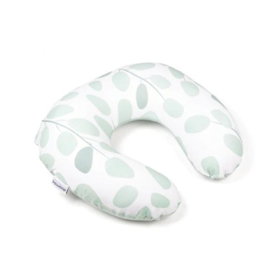 Doomoo - perna pentru alaptat 2 in 1 softy leaves aqua green bbbs31