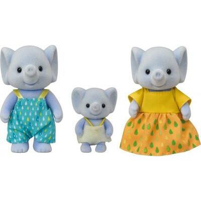 Figurine sylvanian families - familia elefanteilor sf5376