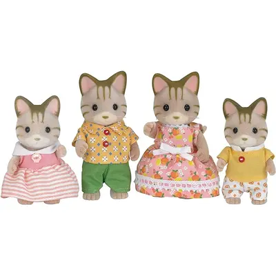 Figurine sylvanian families-familia pisicutelor vargate sf5180