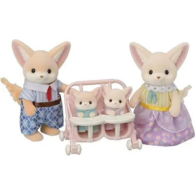 Figurine sylvanian families-familia vulpitelor fennec sf5696