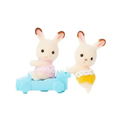 Figurine sylvanian families-gemenii iepurasi chocolate sf5420