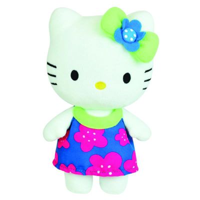 Jucarie plus jemini 20cm hello kitty floricele roz je024053