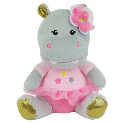 Jucarie plus muzicala jemini 18cm balerina hipopotam je024452