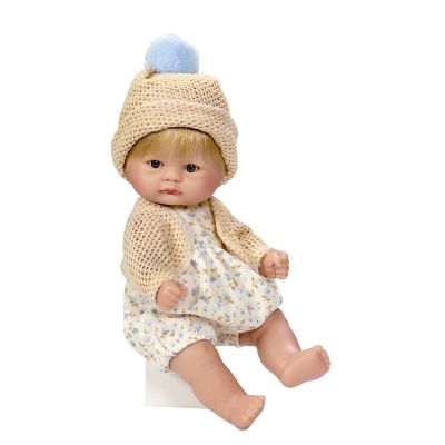 Papusa bomboncin cu caciulita bej 20cm as0114011