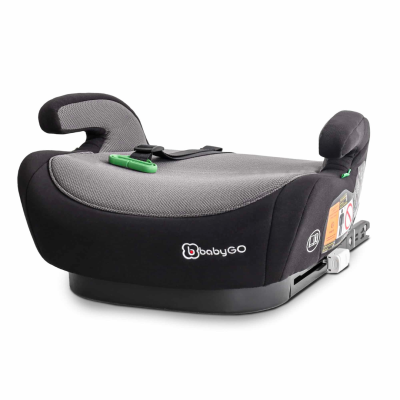 Babygo - scaun auto booster bursa iv black, 125-150 cm, certificat r129 bbbbgo-3581