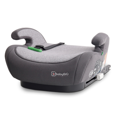 Babygo - scaun auto booster i-size bursa iv grey, 125-150 cm, certificat r129 bbbbgo-3582