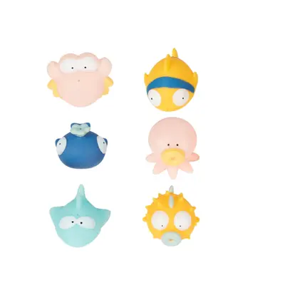 Badabulle - jucarii de baie rigolo splash 6 bucati bbbb017022