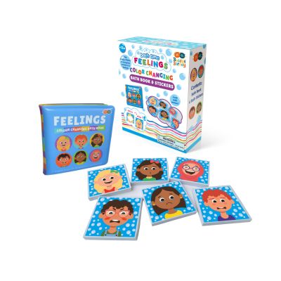 Carte si stickere pentru baie care isi schimba culoarea - emotii bb206