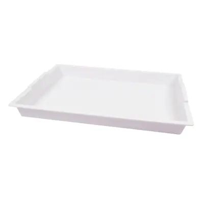 Set 4 tavi albe multifunctionale 40,5 x 30,5 x 4 cm, pentru gradinita si scoala - okepb2472216
