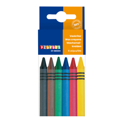 Set 6 creioane colorate cerate cu diametrul de 8 mm - okepb2470501