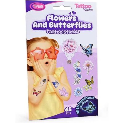 Set 65 tatuaje temporare tip autocolante Flori si Fluturi Tytoo KOPXX1800016 BBJKOPXX1800016_Initiala