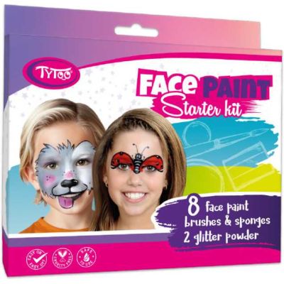 Set vopsea pentru fata Starter Kit 8 culori, 2 pulbere cu sclipici Tytoo KQPXX1800326 BBJKQPXX1800326_Initiala