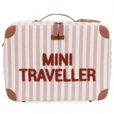 Valiza pentru copii Childhome Mini Traveller Nude Alb ERFCH-CWSCKSTNR