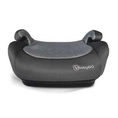 Babygo - scaun auto booster i-size, melange gray, 125-150 cm, certificat r129 bbbbgo-3509