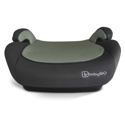 Babygo - scaun auto booster i-size, melange green, 125-150 cm, certificat r129 bbbbgo-35011