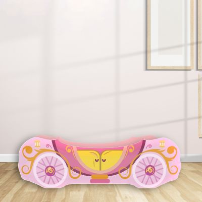Pat Trasura Cenusareasa Mic 2-8 Ani Pentru Saltele 140x70 Roz Fara Saltea Cmg43611507654913