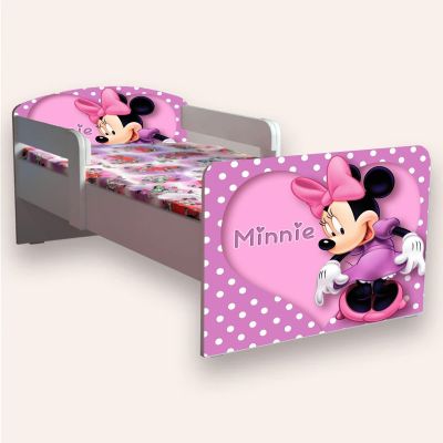 Pat Pentru Fetite Minnie Mouse Varianta 2 Mic 2-8 Ani Cu Manere Varianta fara Saltea Cmg46968571756884
