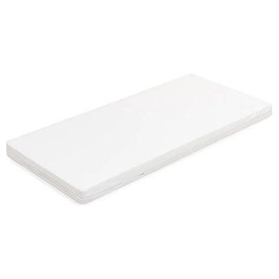 Saltea patut bebe, New Baby, Din spuma poliuretanica, Cu husa detasabila, Din bumbac, 90x40x5 cm, Alb BYN53069