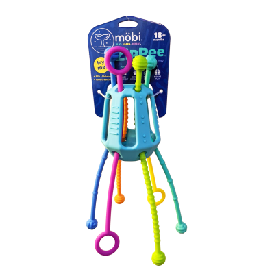 Jucarie senzoriala de dezvoltare reflex prindere zippee mobizip1