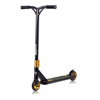 Trotineta, Lionelo, Whizz, Pentru Acrobatii, Rulmenti ABEC-9, Sistemul de compresie IHC 9, 20 - 100 kg, Conform cu standardul european de securitate EN14619, Galben/Negru BYNLO-WHIZZ_BLACK_CARBON_YELLOW