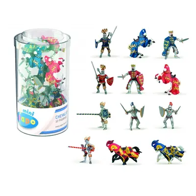 PAPO FIGURINA SET MINI CAVALERI 12 PIESE VIVPapo33016