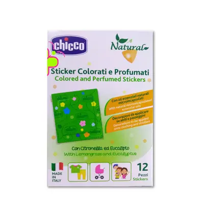 Plasturi decorativi Chicco, ulei din lemongrass si eucalipt, 12buc, 3ani+ CHC08551-9