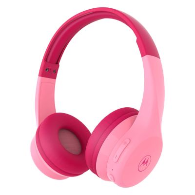 Casti Audio Wireless pentru Copii Motorola Moto JR300 Pink ERFJR300 PNK