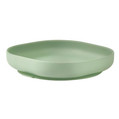 Farfurie silicon cu ventuza Beaba Sage Green ERFB913551