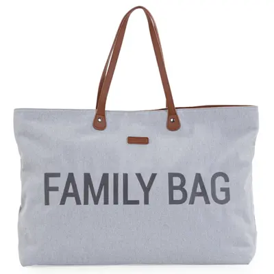 Geanta Childhome Family Bag Canvas Gri ERFCH-CWFBCGA